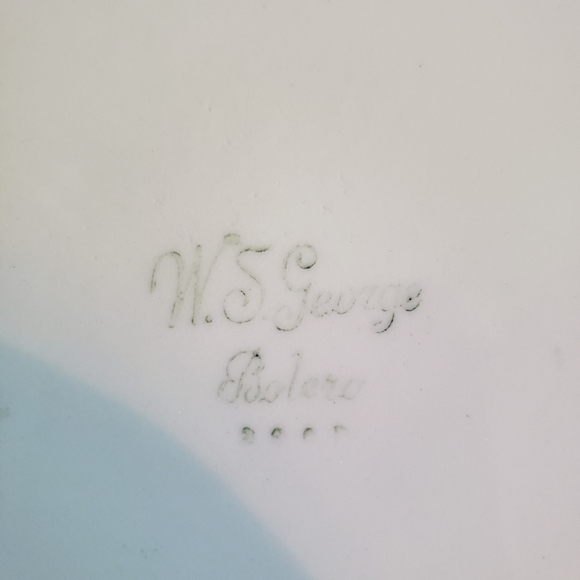 Vintage W.S. George Bolero Floral Bouquet Oval Platter - Picture 4 of 6